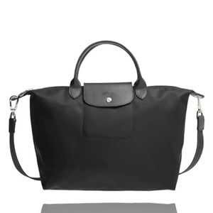 Medium Longchamp tote w/ crossbody strap